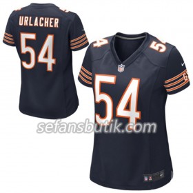 Chicago Bears Tröjor Brian Urlacher 54 Nike Navy - Dame